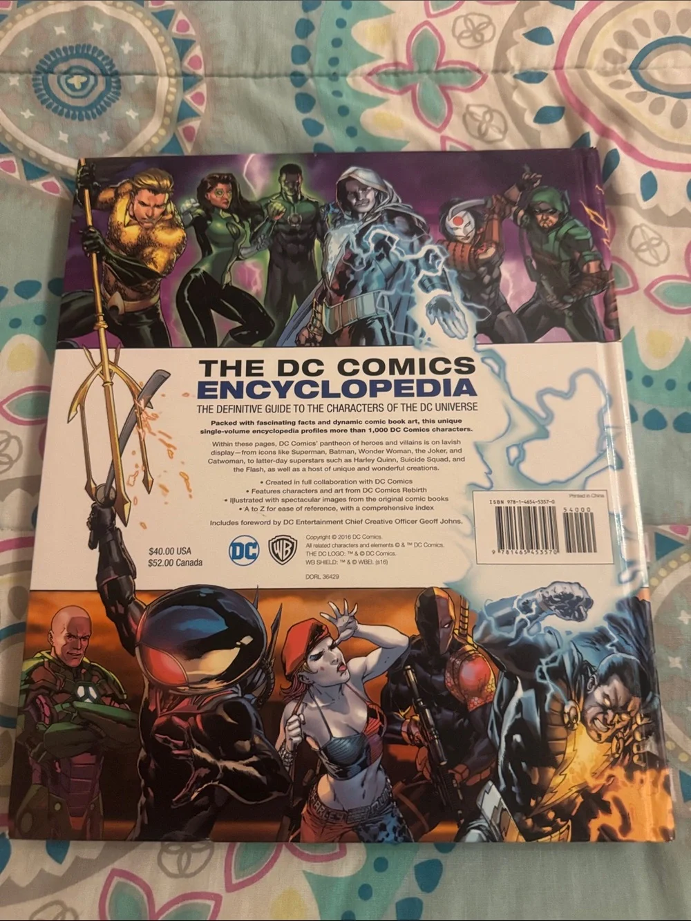 DC The DC Comics Encyclopedia - White & Blue Cover Artwork